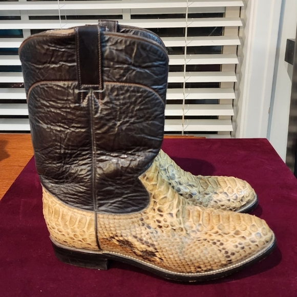 Rivers cowboy python boots size 8 - Picture 5 of 14